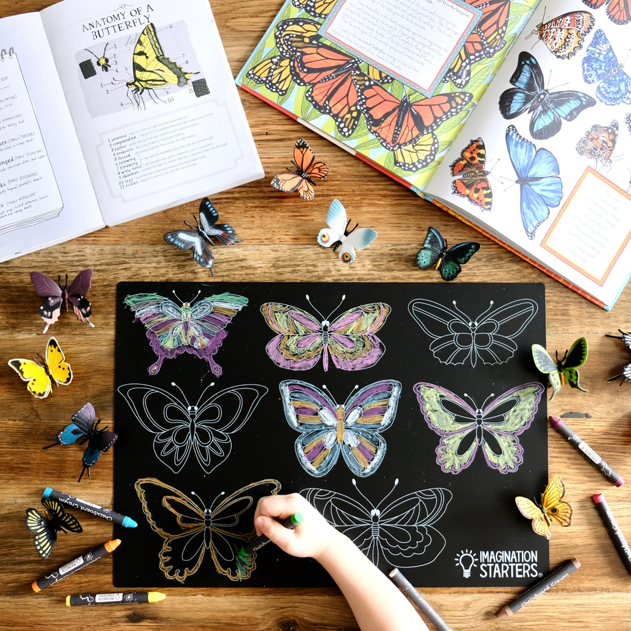 Chalkboard Butterfly Placemat Chalkboard Butterfly Placemat